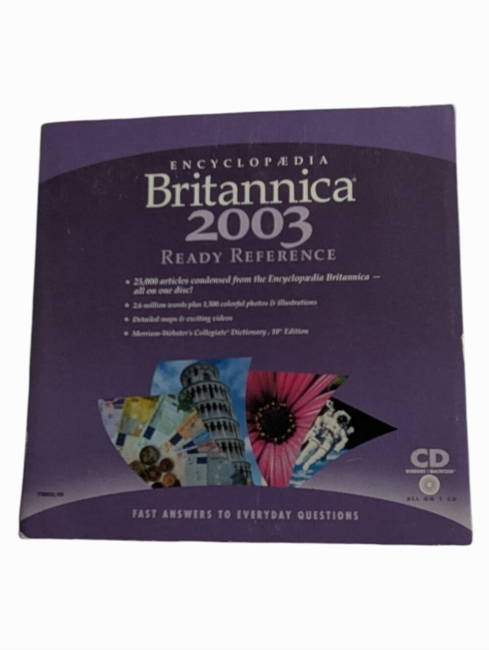 Brittanica 2003 Ready Reference CD ROM